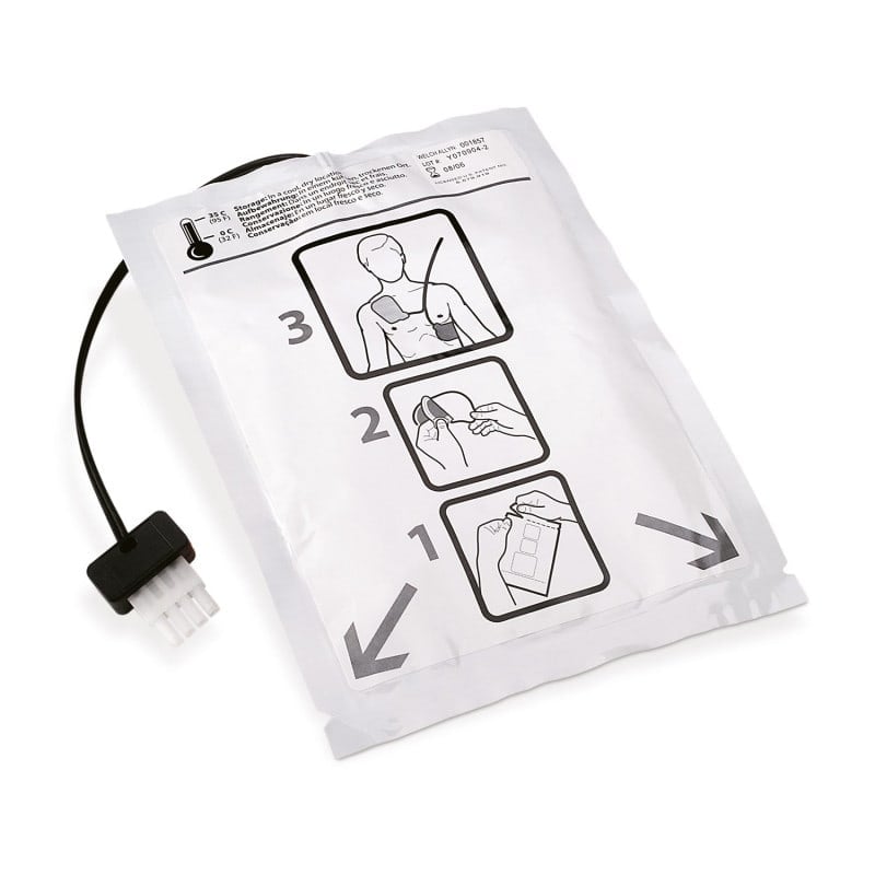Electrodes for AED 10, pre-connected, 1 pair