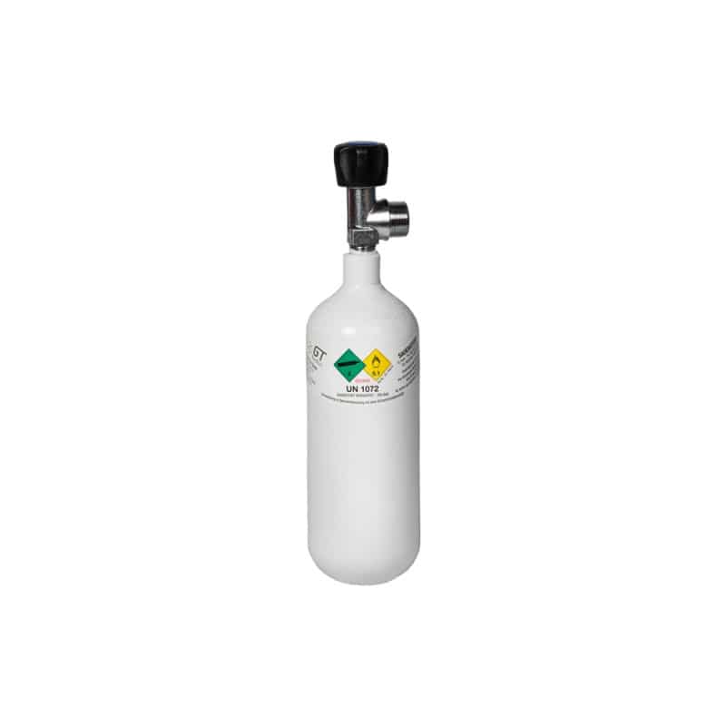 Light Steel Oxygen Tank, filled 10 litre