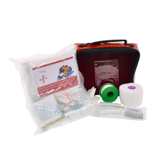 Filled Molle Bag Intubation