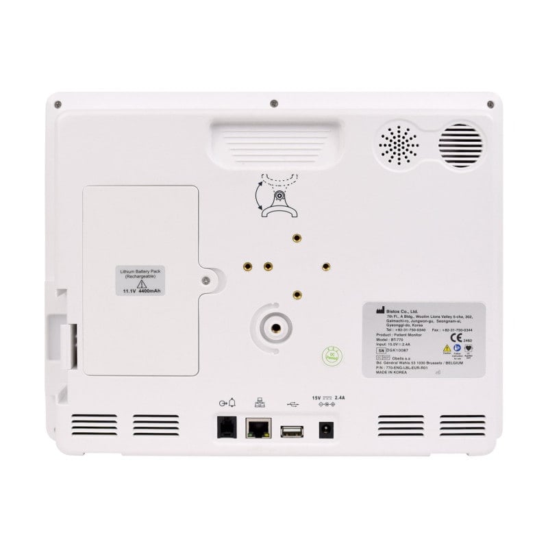 Bistos BT-770 Patient Monitor with Bistos CO₂ sidestream sensor