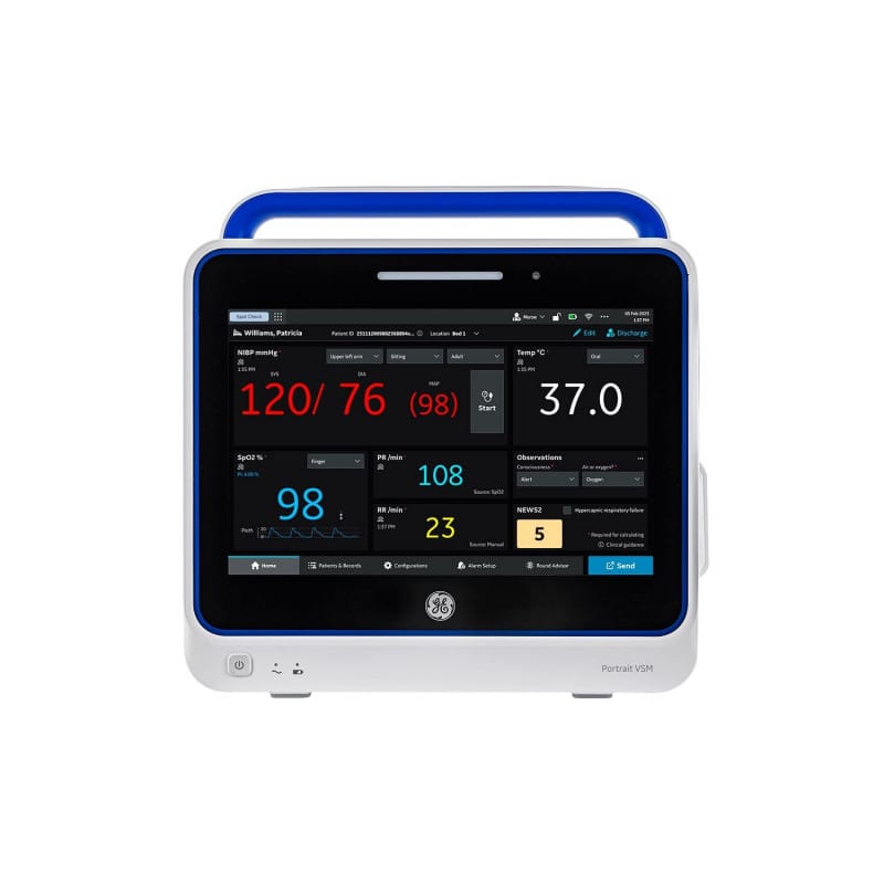 Portrait VSM Vital Signs Monitor With Thermometer